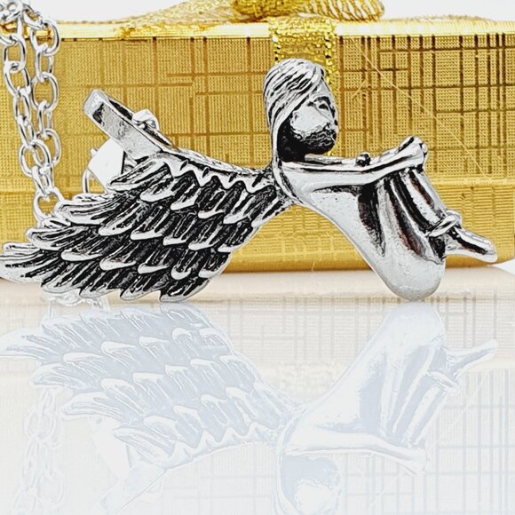 Saint Girl Angel Necklace for Men/Women, BL55590020 - Picture 6 of 13